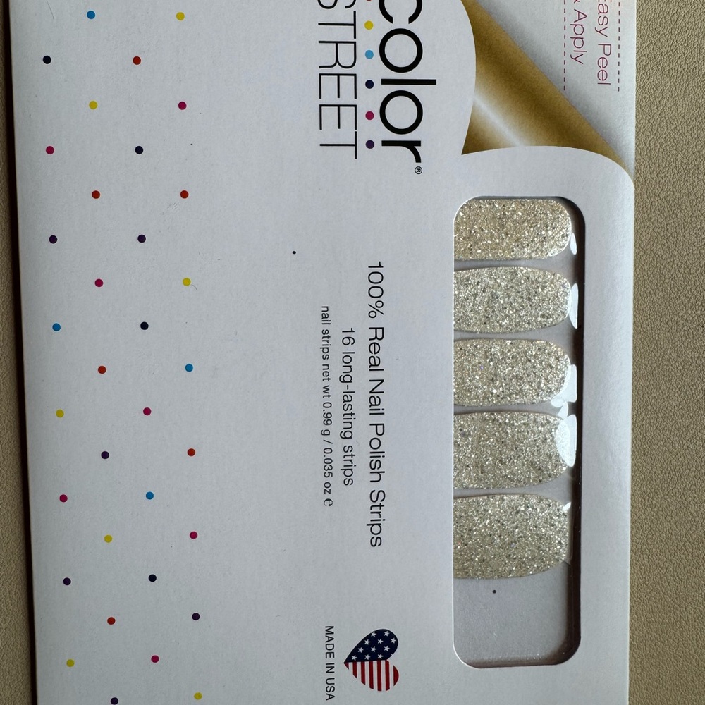 RETIRED Color Street Glitter Nail Polish Strips - Home Sleet Home